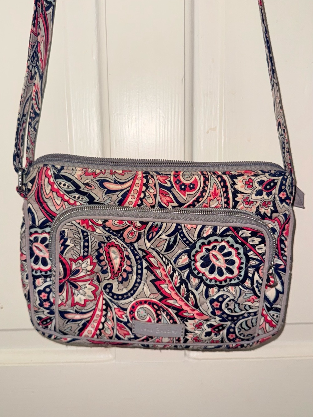 Vera Bradley Gramercy Purple Paisley Crossbody Bag
